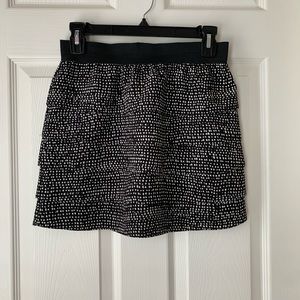 Central Park West XS Tierred mini skirt NWOT